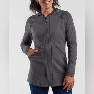 Title Nine Mighty Gray Full-Zip Hoodie, NWOT size Large